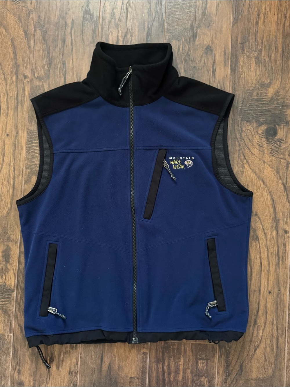 Mountain Hardwear Large Blue and Black Windstopper Tech Vest